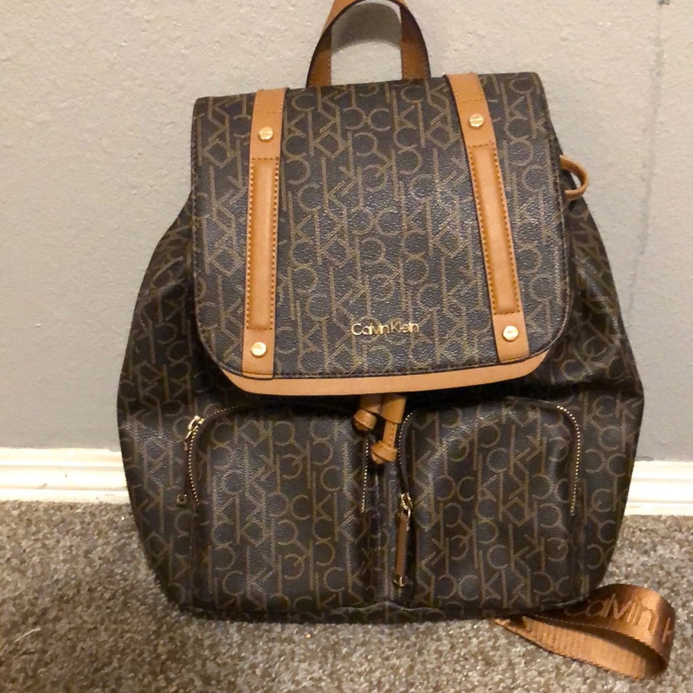 Calvin Klein mini backpack.